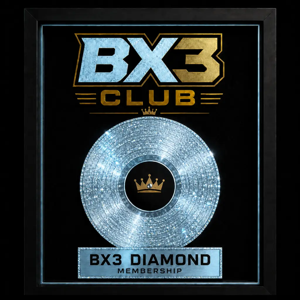 BX3 Diamond membership plaque